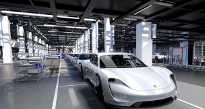 Une visite des installations de production de la Porsche Taycan